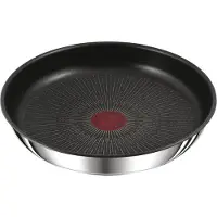 Tefal Ingenio Preference L97304, Allzweckpfanne, Edelstahl, Edelstahl, Titan, Thermo-Punkt, Abnehmbar