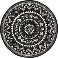 Home Collection Teppich "Valencia", rund, 9 mm Höhe, Kurzflor, Modern, Vintage, Mandala, Wohnzimmer, Kinderzimmer, Flur