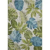 Hanse Home In- & Outdoor Teppich Tropical Leaves, wetterfest, Robust Türkis Grün - 120x180 cm