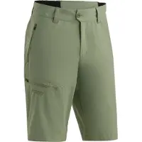 Maier Sports Outdoorhose "Nil Short Loop", Herren, Gr. 50, Normalgrößen, grün (heugrün), 100% Polyester, Hosen Outdoorhose, Herren Shorts, kurze Wanderhose, Outdoorhose 4 Taschen, Regular Fit