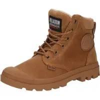 Palladium Uni Pampa SC Thins WP+ Ankle Boot, Mahogany, 38 EU