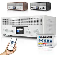 Blaupunkt Nostalgieradio Milano in Weiß, Bluetooth, CD, Radio, Holzgehäuse