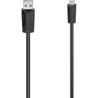 Hama 00200605, 0,75 m, Mini-USB B, USB A, USB 2.0, 0,48 Gbit/s, Schwarz