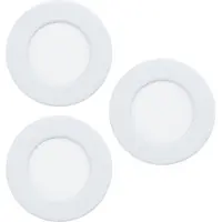Eglo connect LED-Einbauleuchte Fueva 6-Z, weiß, 3er-Set