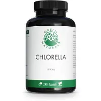 Heilpflanzenwohl GmbH GREEN NATURALS Chlorella Kapseln 2400 mg vegan 240 St