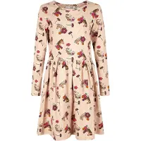 Happy girls Sommerkleid "dress", Mädchen, Gr. 116, EURO-Größen, Stoff, beige, Stoff, 100% Baumwolle, normal, Kleider Sommerkleid