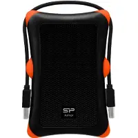 Silicon Power Armor A30, 2 TB, 2.5", 3.2 Gen 1 (3.1 Gen 1), Schwarz