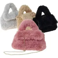 Adar Plüschhandtasche MIX –
