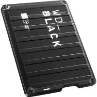 Western Digital WD_BLACK P10 Game Drive, 2 TB, 3.5", 2.0/3.2 Gen 1 (3.1 Gen 1), Schwarz