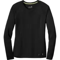 Smartwool Unterhemd Classic All-Season Merino Base Layer Long Sleeve Boxed Damen Black-XS
