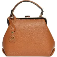 Sarya Couture OU Roberta M_Top handle bag_AW25 RM 1825_COGNAC SCURO