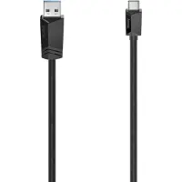 Hama 00200653, 3 m, USB C, USB A, USB 3.2 Gen 1 (3.1 Gen 1), 5 Gbit/s, Schwarz