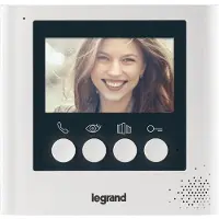 Legrand , Video-Innenstelle mit 4,3 Zoll Monitor zur Erweiterung des 4,3 Zoll Vid