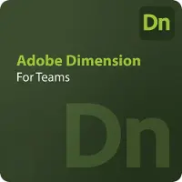 Adobe Dimension for Teams 1 - 9 User 65305450CA01A12