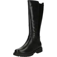 Jana Damenschuhe Reißverschluss Schaftstiefel Schwarz Freizeit, Schuhgröße:37 EU