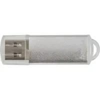 Hama USB-Stick "Laeta, USB 2.0", silber (silberfarben), 128 GB, USB-Sticks, USB-Stick
