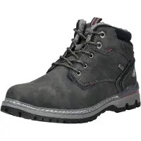 Dockers by Gerli Herrenschuhe Stiefel Schnürer Boots Grau Freizeit