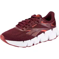 Reebok Laufschuh "ZIG DYNAMICA 6", Damen, Gr. 38, rot (schwarz cherry, retro rot, luxe grau), Synthetik, Textil, Schuhe Laufschuh