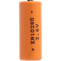 AccuCell ER10280 LiSOCl2 Batterie 3,7 Volt 1,68Wh 450mAh, Abmessungen ca. 28 x 10mm