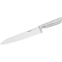 Tefal Kochmesser "Precision", silber (edelstahl), Klingenlänge 20cm, Edelstahl, Kochmesser, Kochmesser, 20 cm, 22-Klingenwinkel, Eishärtungstechnologie, Wellenmuster