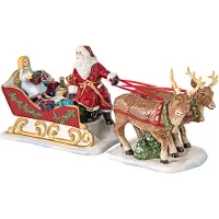 Villeroy & Boch Weihnachtsfigur "Dekofigur Schlitten Nostalgie Christmas Toys bunt", bunt, Dekofiguren, Weihnachtsfigur, Topseller