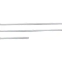 Forte Schrankleuchte , silber (chrom glänzend), H:2,7cm L:107cm T:1,5cm, Leuchten, Schrankleuchte, Kleiderstangenbeleuchtung, optimale Übersicht, 2 x 107 cm 1 x 47,4 cm