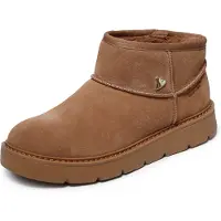 SKECHERS "KEEPSAKES COZY-COZY MINI" Snowboots, Schlupfstiefel mit Plateausohle
