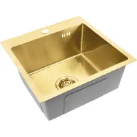 REA Spülbecken Leo 40 Brush Gold