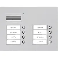 TCSS PUK08/2-EN PUK :BUS Audio Außenstation 8T 2Sp UP silber PUK082EN