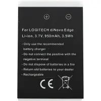 AccuCell Akku passend für Logitech diNovo Edge Akku 190304-2004, F12440071, M50A, DiNovo Mini, Y-RAY81