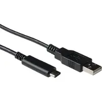 Suomen Addon SB0014, 1 m, USB C, USB A, USB 2.0, Männlich/Männlich, Schwarz