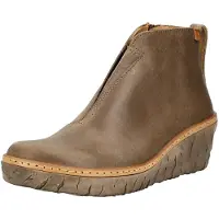 El naturalista für Damen. 2516812LY005_020 Lederstiefeletten N5168 taupe (39), 3 bis 5 cm, Reißverschluss, Lässig
