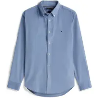 Tommy Hilfiger Cordhemd Herren Regular Fit Baumwolle blau, L 779444-0001-09940