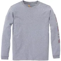 Carhartt Longsleeve Workwear Logo L/S Women Heather Grey-S