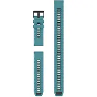 Garmin Silikonarmband Quickfit 26 mm, Türkis, mit extra langem Adapter für Unterwasseraktivitäten