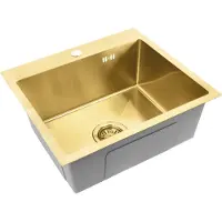 REA Spülbecken Leo 50 Brush Gold
