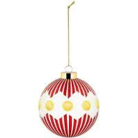 Alessi - Delight Weihnachtskugel, goldener Punkt