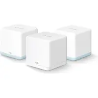 Mercusys AC1200-WLAN-System für das ganze Haus, Weiß, Intern, Mesh-System, 320 m², Dual-Band (2,4 GHz/5 GHz), Wi-Fi 5 (802.11ac)