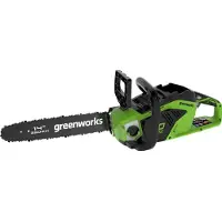 Greenworks GD40CS15 - Akku-Kettensäge - Schwert 35 cm - AKKU UND LADEGERÄT NICHT IM LIEFERUMFANG ENTHALTEN