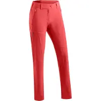 Maier Sports Outdoorhose "Lulaka Loop", Damen, Gr. 34, Normalgrößen, rot (karminrot), 100% Polyester, Hosen Outdoorhose, Damen Wanderhose, atmungsaktive Funktionshose, Regular Fit