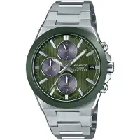 Casio EDIFICE Armbanduhr SOLAR POWERED CHRONOGRAPH - GREEN EFS-S650D-3AEF