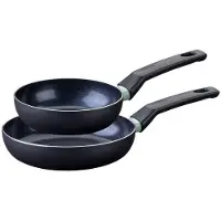 Fackelmann 2er-Set Bratpfannen – – Brandao – Keramik-Antihaftbeschichtung – 16 und 20 cm