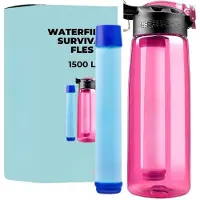 OEM Trinkwasserfilter Outdoor Notfall 2000L Rosa