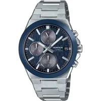 Casio EFS-S650D-2AEF Edifice Herrenuhr Solar Chrono Stahl/Blau