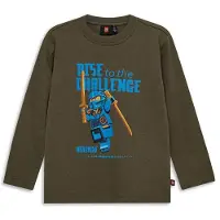 LEGO kidswear NINJAGO T-shirt – Lwtaffy 601 dark olive (8026) 116
