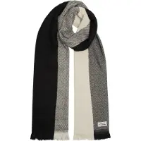 Chillouts Strickschal "Gaia Scarf", Damen, schwarz, Web, Kunstfaser, Modetücher Strickschal, tragbar als Schal oder Stola, Größe: 180 x 70 cm