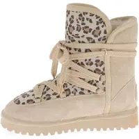 Les tropéziennes par m belarbi Gefütterte Lederstiefelette von Chaleypo Beige | Gr.: 40