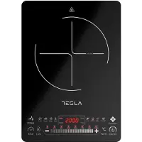 Tesla IC400B, Schwarz, Arbeitsplatte, 29.1 cm, Zonen-Induktionskochfeld, Glas, 1 Zone(n)