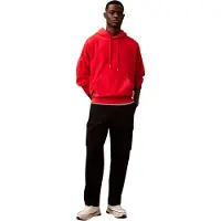 Calvin Klein Cargohose JEANS "CO PULL ON STRAIGHT CARGO PANT", Herren, Gr. XL, N-Gr, schwarz, Web, Obermaterial: 95% Baumwolle, 5% Elasthan, unifarben, straight fit lang, Hosen Cargohose, in Unifarbe