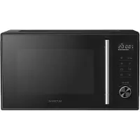 Inventum MN237CB Kombi-Mikrowelle – 23 Liter – Schwarz, Arbeitsplatte, Kombi-Mikrowelle, 23 l, 900 W, Eingebautes Display, Tasten, Drehregler